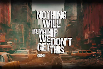 make super energetic metal lyric video