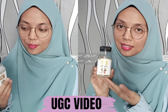 create a natural ugc selfie style video
