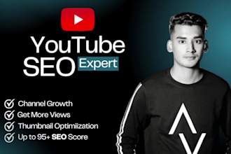 be your certified youtube channel manager video SEO expert