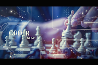 create cinematic tech promo trailer video
