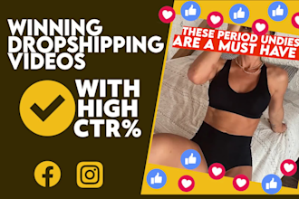 make viral dropshipping video ads and facebook video ads