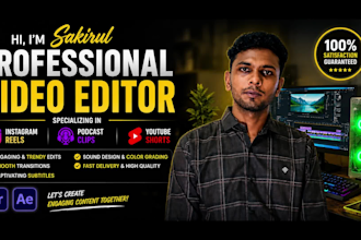 edit instagram reels, podcast and youtube shorts