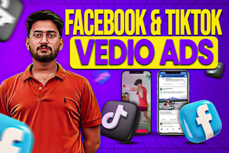 create viral tiktok video ads, facebook ads, instagram, dropshipping tiktok ads