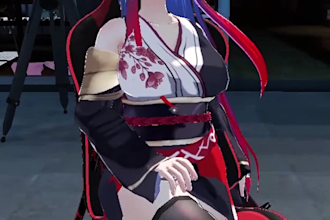 create 3d anime characters in blender for vroid or vrchat