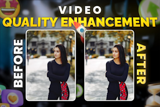 upscale, enhance your videos with colour correction in 24 hours