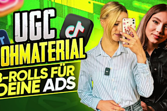 deliver authentic ugc raw footage and b rolls for advertising your product