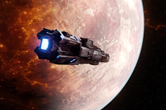 create amazing space and science fiction scenes pack