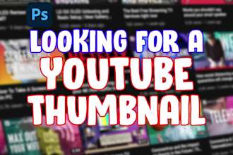 create an amazing youtube thumbnail in just 2 hours