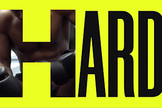 create gym and fitness short video ads or promotional videos