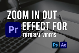 make zoom in out effect for tutorial videos