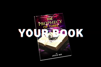 create an amazing cinematic book trailer, prototype animation, book trailer