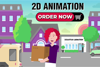 create a custom 2d explainer video