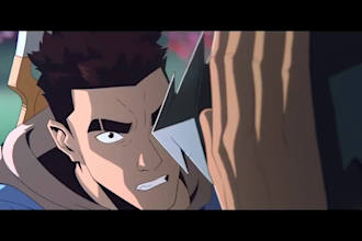 2d animation video, 2d cartoon animation, 2d fighting animation, youtube intro