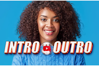 craft professional youtube, podcast intros and outros