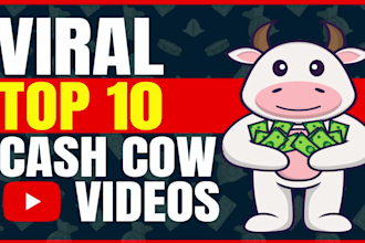 create automated cash cow youtube videos and faceless top 10 videos