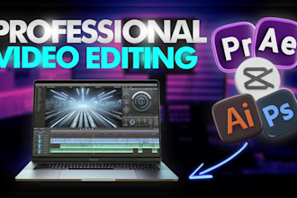 do facebook instagram reels, tiktok, youtube shorts, commercials video editing