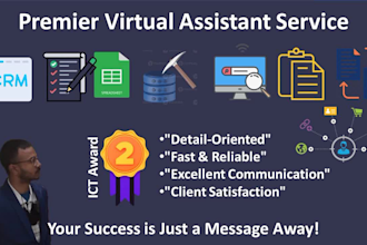 provide data entry, ms excel typing, copy paste, web research and admin support