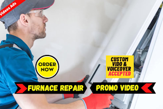 make furnace repair or hvac air conditioning repair video ad
