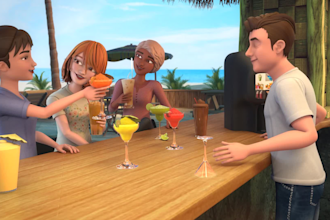 do 3d animated explainer video,3d cartoon explainer, saas business 3d explainer