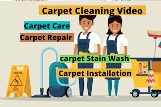 do carpet cleaning video or carpet cleaner video ad