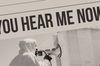 create a lyric video in the newspaper style