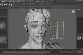 rig stylized, realistic, or game ready humanoid characters in maya