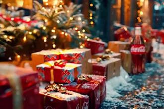 amazing christmas wish video, holiday greetings, and merry christmas promo