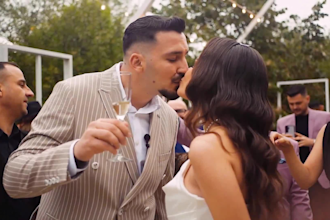 do cinematic wedding video editing and birthday events