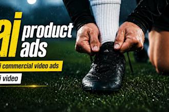 create ai video ads, ai commercial videos and ai product ads