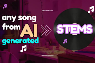 make stems from ai generated song