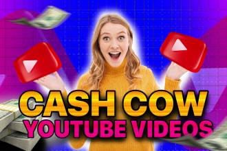 make youtube cash cow videos and  faceless cash cow automation