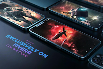 create a professional android or ios app promo video
