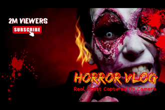 do scary and horror video for youtube
