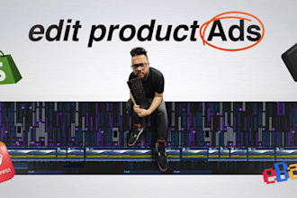 edit professional product video ads for ecommerce, amazon, dropshipping