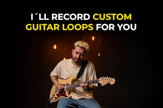 create lofi and boom bap electric guitar loops for your beat