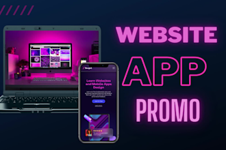 create app promo or website preview video