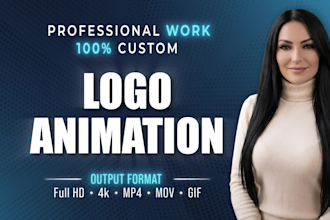 create professional custom 2d logo animation