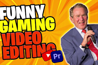 edit funny gaming video for youtube with good memes and sfx