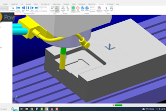 do cnc programming and provide g codes using  powermill