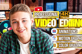 do professional youtube video editing