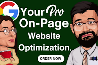 do complete onpage SEO optimization or website optimization