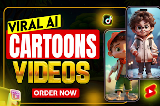 create stunning ai animation stories, ai video art, 2d cartoon story