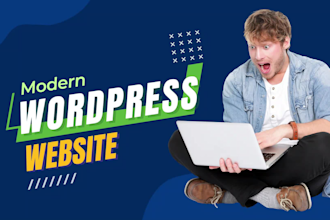 install and customize wordpress business website