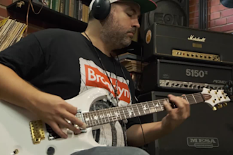 be your professional electric guitar player