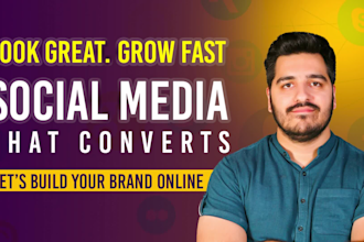 be your social media marketing manager and paid ads expert