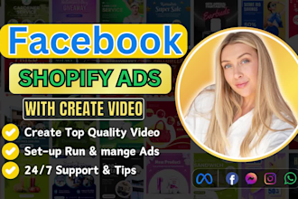 set up fb and ig ads campaigns, shopify ads, meta ads, marketing, fb ads manager