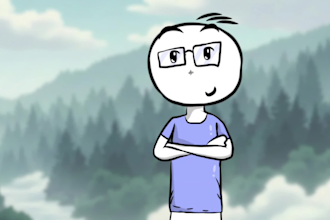 custom 2d stickman animation