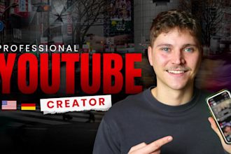create captivating youtube spokesperson videos in german or english