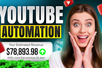 build and grow youtube automation channel and create cash cow faceless videos