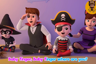do 3d animation for kids, christmas animation, nursery rhymes, 3d kids animation